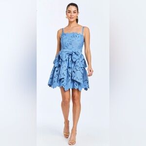 New Mestiza Venessa Convertible Bow Mini Dress size 4